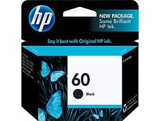 HP 60 Black Printer Cartridge 100% genuine HP