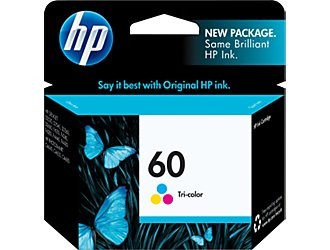 HP 60 Colour Printer Cartridge 100% genuine HP