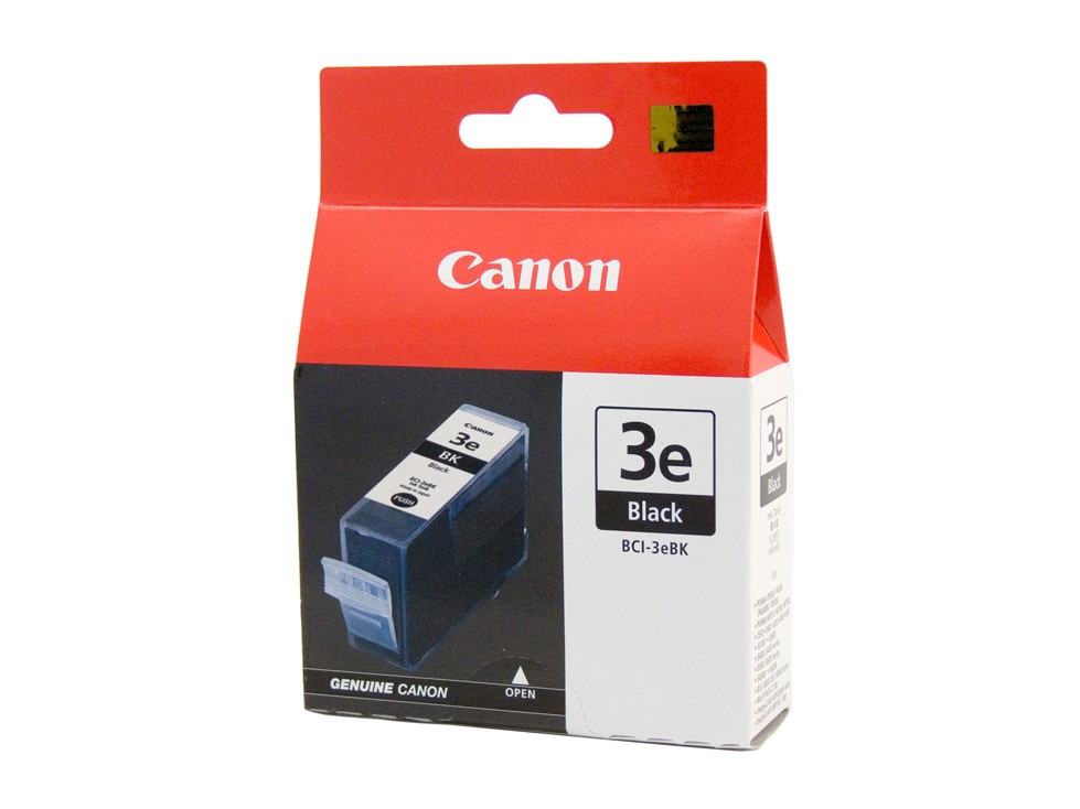 Canon BCI-3e Printer Cartridge (Black) 100% genuine canon