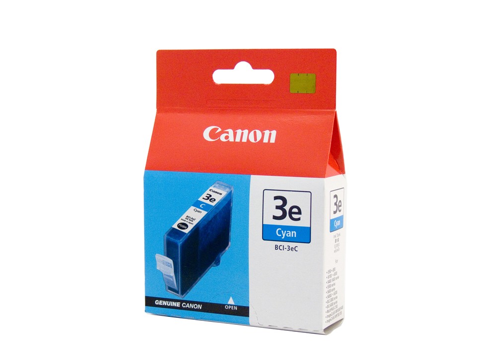 Canon BCI-3e Printer Cartridge Cyan 100% genuine canon