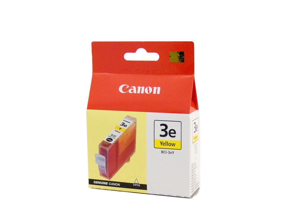 Canon BCI-3e Printer Cartridge (Yellow) 100% genuine canon