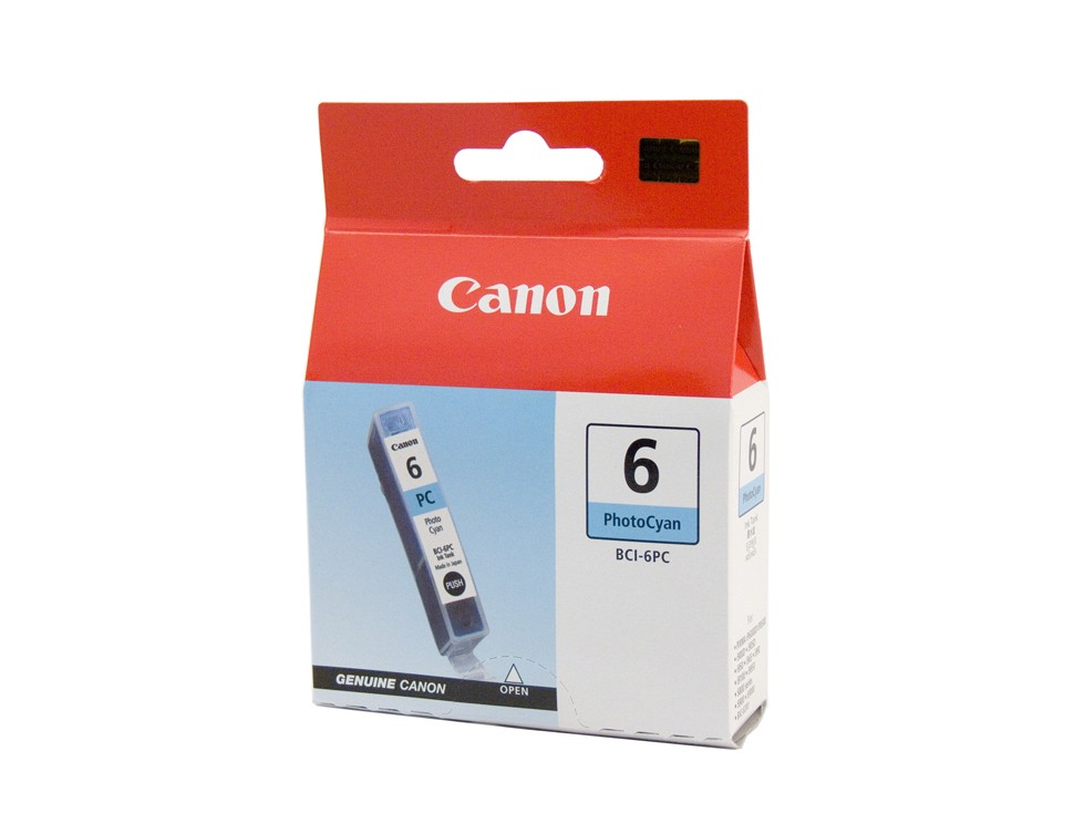 Canon BCI-6 Printer Cartridge (Photo Cyan) 100% genuine canon