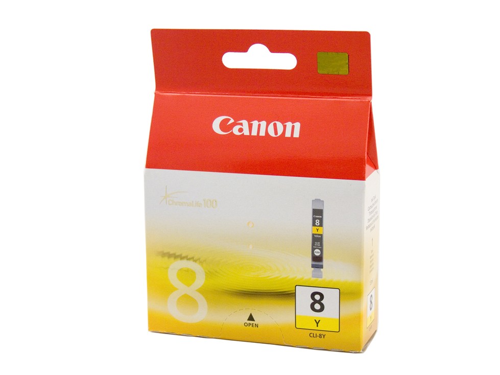 Canon CLI-8 Yellow Printer Cartridge 100% genuine canon