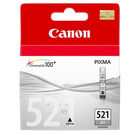 Canon PGI-521 Printer Cartridge (Gray) 100% genuine canon