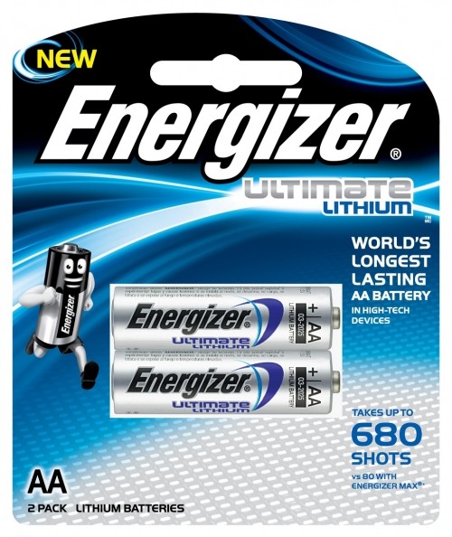 Energizer  Lithium AA 2 Pack battery  