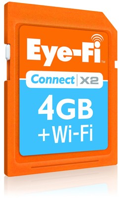 Eye-Fi Connect X2 4GB Wireless SDHC memory card