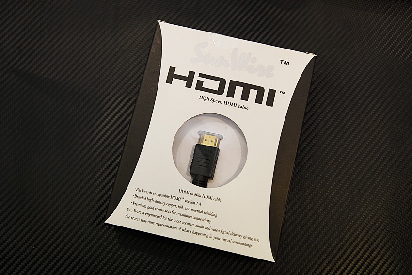 SunWire HDMI to mini HDMI cable