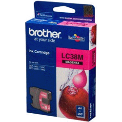 Brother Ink Cartridge LC38 Magenta 100% genuine brother