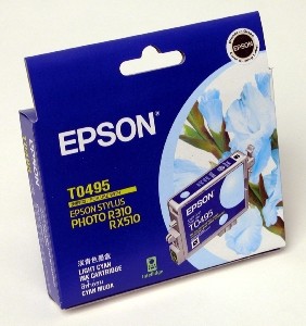 Epson Ink Cartridge T0495 Light Cyan 100% genuine epson