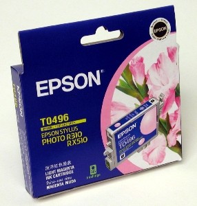 Epson Ink Cartridge T0496 Light Magenta 100% genuine epson